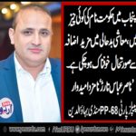 NASIR ABBAS TARRRAR, NOMINATED, AS, CANDIDATE, PAKISTAN, PEOPLES, PARTY, PP68, MANDI BAHAUD DIN, SAYS, THERE, IS, NOT, ANY, GOVERNMENT, IN, PUNJAB, BITTER, ECONOMY