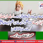 Maulana Fazlur Rehman challenged Prime Minister Imran Khan and left New Shosha
