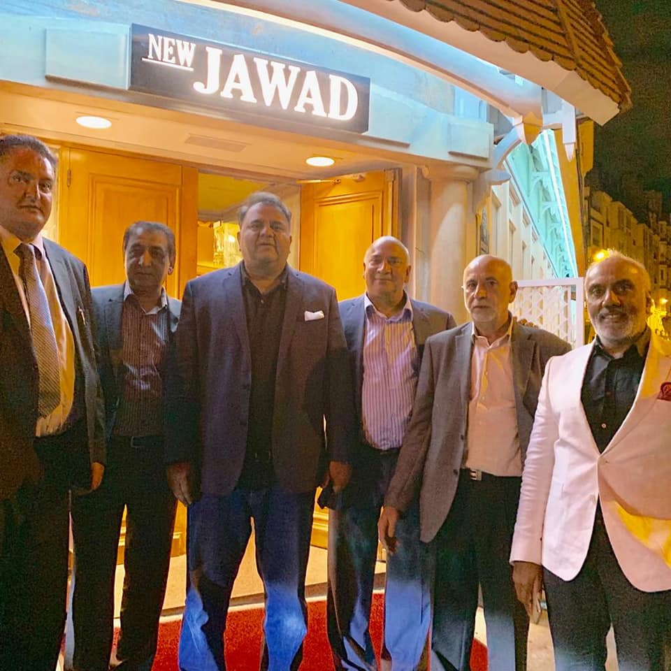 Federal, Minister, for, Science, and, technology, Fawad Chaudhry, reached, paris, on, his, visit, to, France,, Ambassador, Pakistan, Moeen ul Haq, received, him,, at, airport