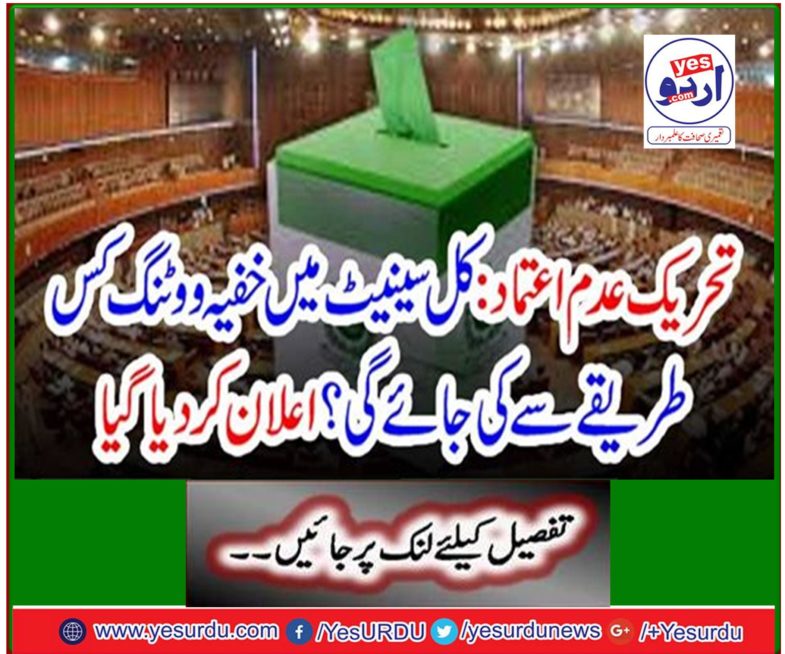 Movement mistrust: How will secret voting be conducted in the Senate tomorrow? Was announced