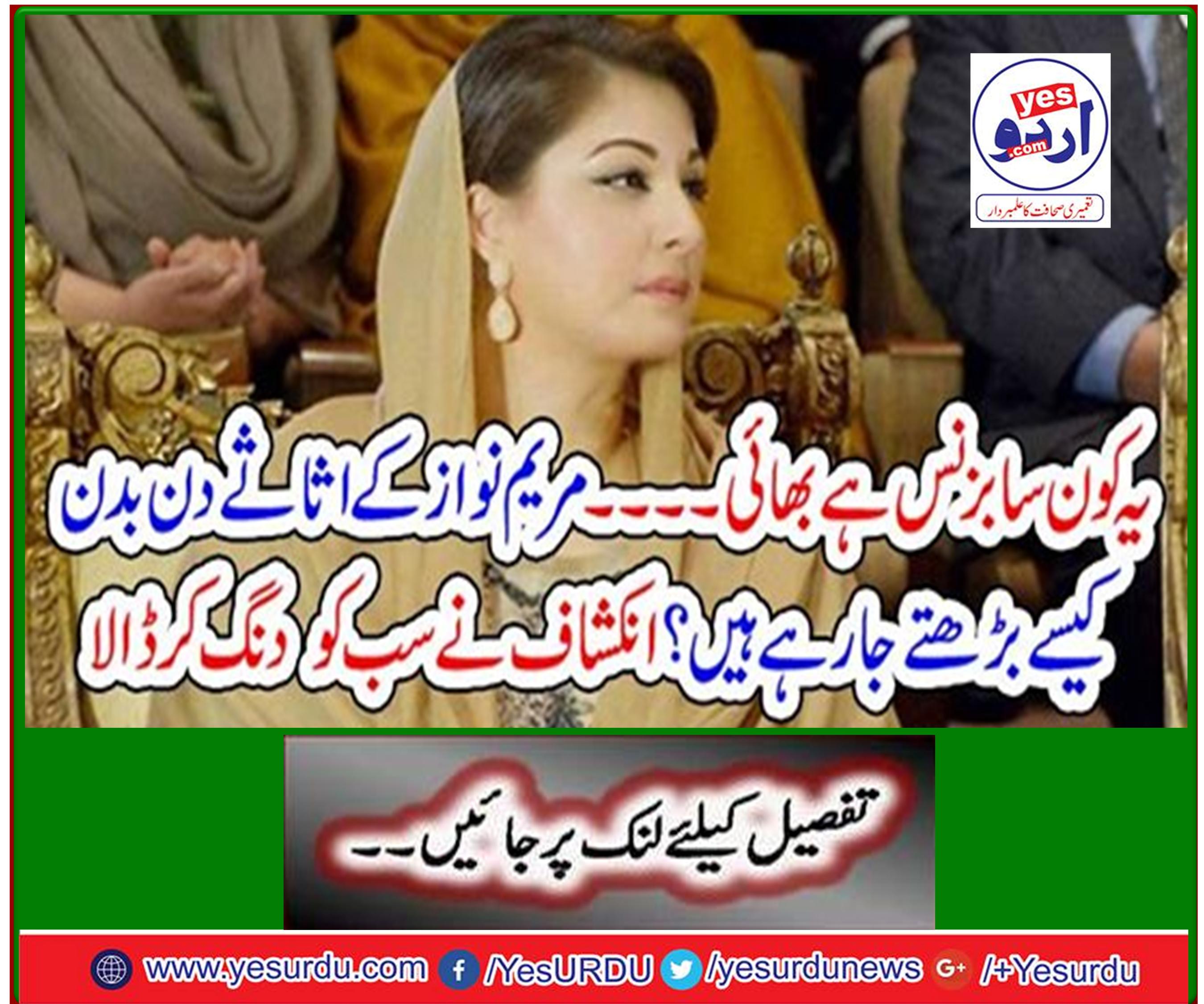 What is this Business Brother ... How are the assets of Maryam Nawaz growing? Discovery stunned everyone