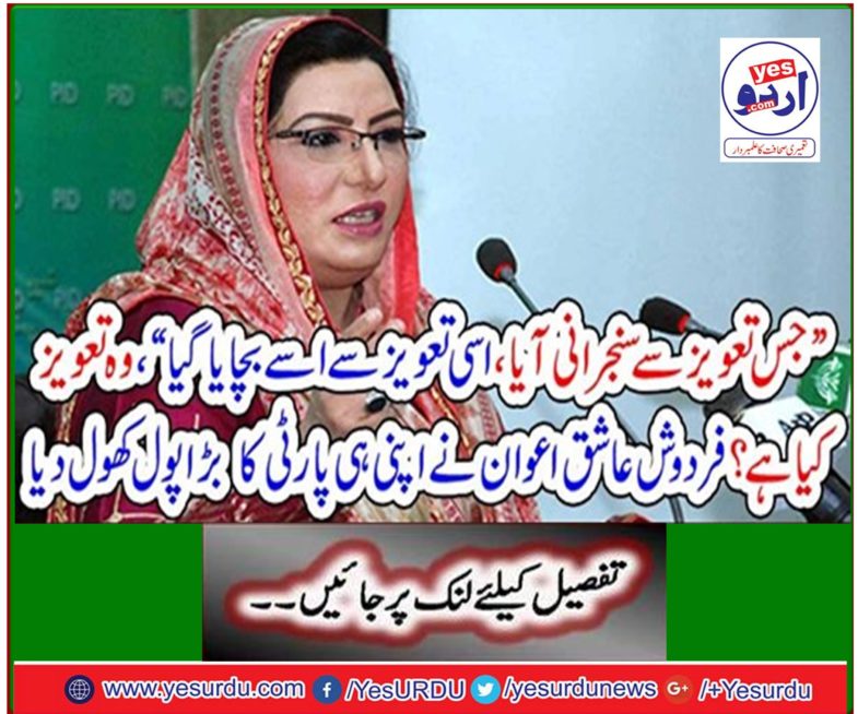 Firdous Ashiq Awan opened a large pool of his own party