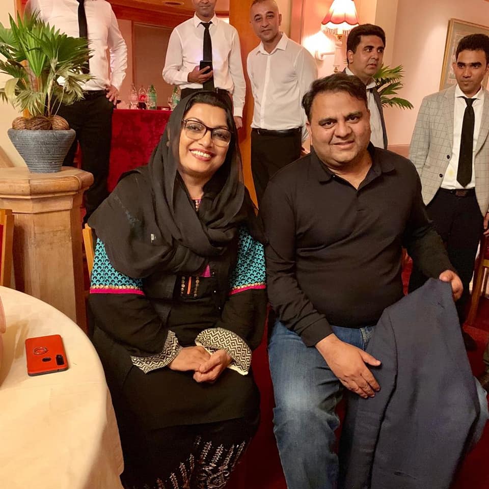 Federal, Minister, for, Science, and, technology, Fawad Chaudhry, reached, paris, on, his, visit, to, France,, Ambassador, Pakistan, Moeen ul Haq, received, him,, at, airport