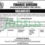 Finance Division Pakistan Jobs 2019 for Secretary, CFO, CEO / Management