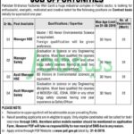 Pakistan Ordnance Factories (POF) Jobs 2019 for Assistant Managers & Managers