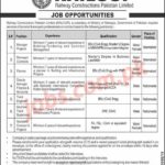 Ministry of Railways (RAILCOP) Jobs 2019 for Engineering, Accounts/Finance, Managers, Dy Managers & Other