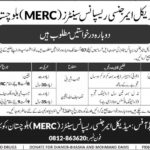 Medical Emergency Response Centers (MERC) Balochistan Jobs 2019 for Medical Technicians / Dispensers and Ambulance Drivers