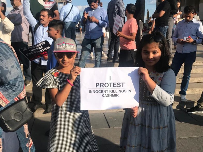 GRAND, PROTEST, BY, PAKISTANI, AND, KASHMIRIS, AT, EIFEL, TOWER, PARIS, AGAINST, INDIAN, GOVT, AND, THEIR, SO CALLED, PRESIDENTIAL, ORDER, OF, ABOLISHING, ARTICLE 370, AND, 35 A