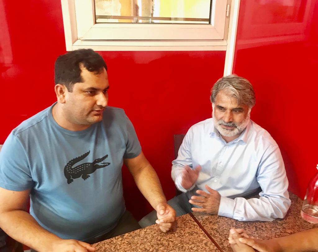 Famous, Kashmiri, Leader, Mirza Sajid Jarral, hosted, a, lunch, in, favor, of, social, and, political, leaders, of, Paris, discussed, Kashmir