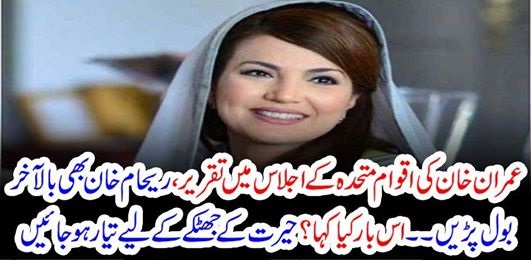 REHAM KHAN, CAME, IN,TO, LIMELIGHT, COMMENTED, ON, IMRAN KHAN'S, SPEECH, AT, UN