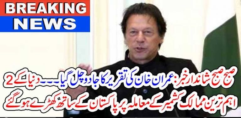 IMRAN KHAN, IMPACT, ON, WROLD, LEADERS, MUSLIM, COUNTRIES, ANNOUNCED, BIG, DECISION, ON, KASHMIR