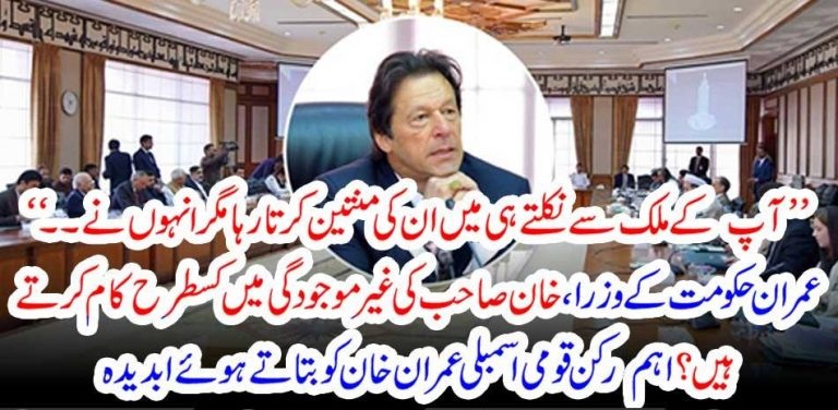 IMRAN KHAN, GOT, THE, COMPLAINS, FROM, HIS, MINSTERS, ABOUT, PROGRESS, IN, HIS, ABSENCE