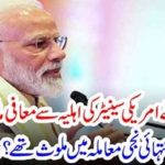 narendar moddi, appologized, to, American, senator's, wife, he, was, involved, with, her, in, a, private, matter