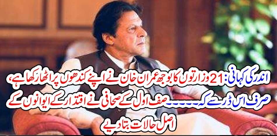 WHY, IMRAN KHAN, LIFTING, WEIGHT, OF, 21, MINISTRIES, ON, HIS, SHOULDERS, MANSOOR AFAQ, COLUMN, OPNES, NEW, PENDORA BOX