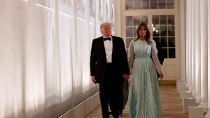 wife, of, USA, President, Donald Trump, Milania Trump,'s, photos, bot, viral,at, the, internet