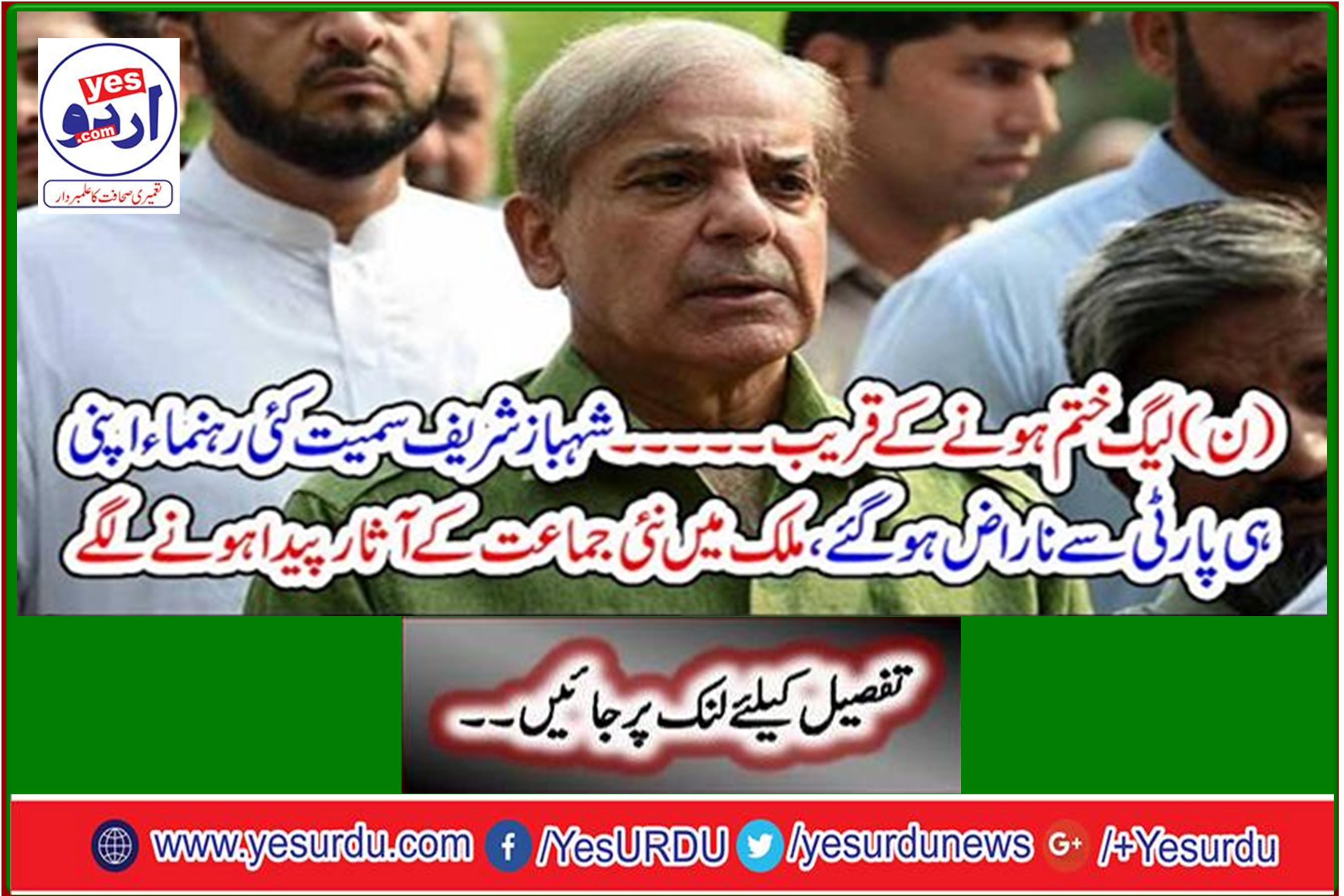 Many leaders, including Shahbaz Sharif, became angry with their own party; new party artifacts were born in the country.
