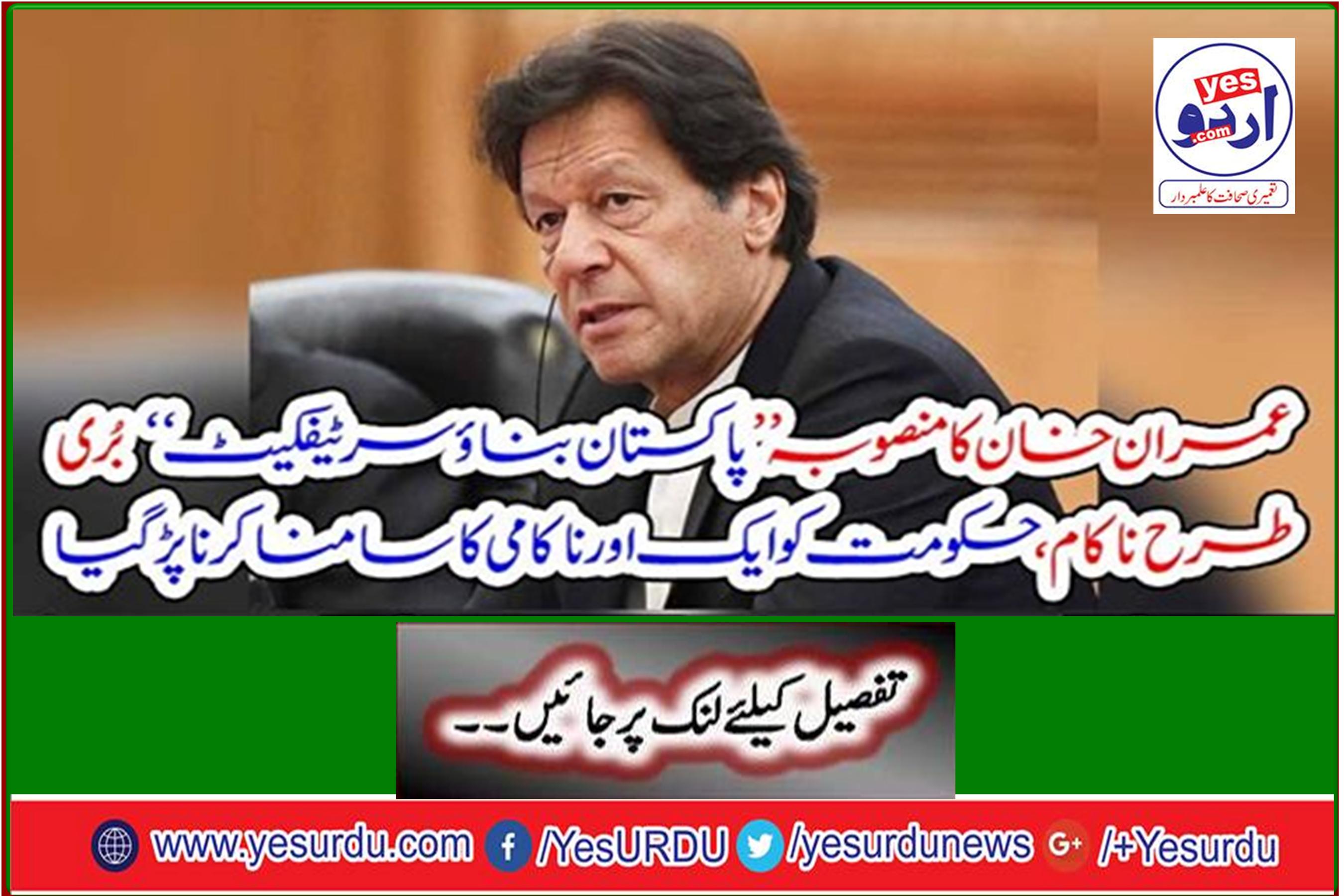 Imran Khan's plan "Pakistan Build Certificate" failed miserably, the government suffered another failure