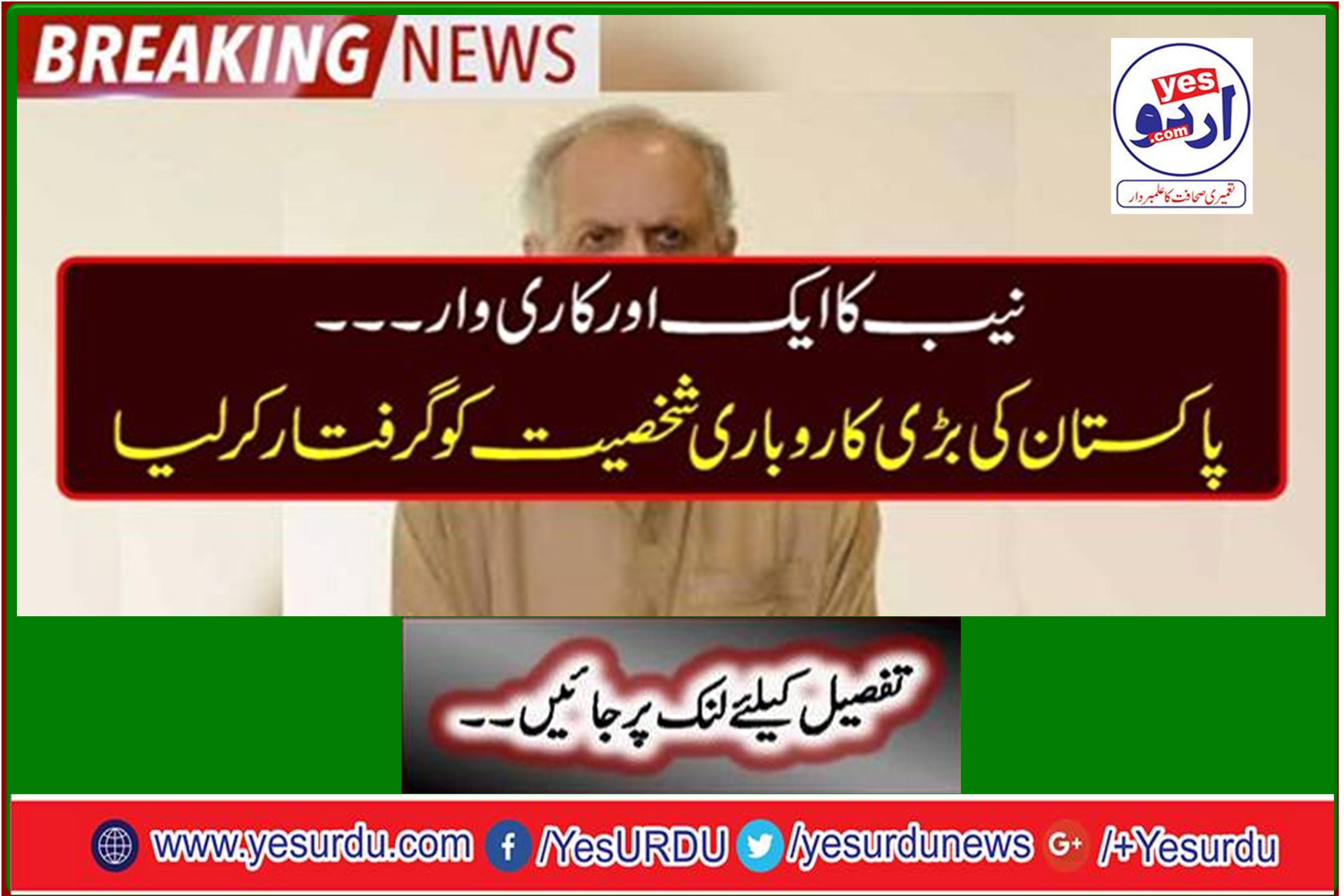 Another task force of the NAB ... Captured the big business personality of Pakistan