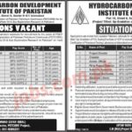 Hydrocarbon Development Institute of Pakistan (HDIP) Jobs 2019 for Assistants, Scientific, Admin, Accounts, Chemist & Other