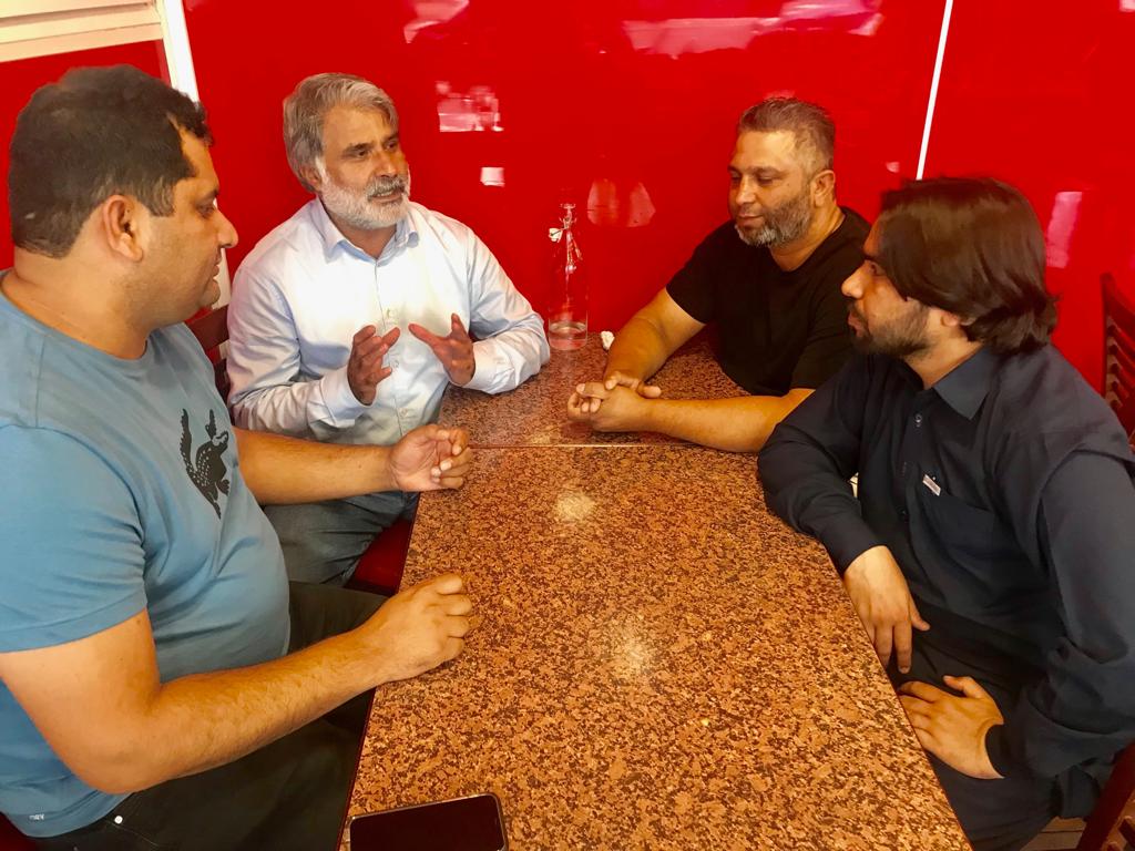 Famous, Kashmiri, Leader, Mirza Sajid Jarral, hosted, a, lunch, in, favor, of, social, and, political, leaders, of, Paris, discussed, Kashmir