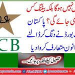 Pakistan Cricket Board introduces staggering law