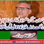 What plans of India do Pakistan want to harm? President Arif Alawi's incredible reveal