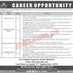 NUST Jobs 2019 for Liaison Officer, Assistant / Deputy Directors and Directors