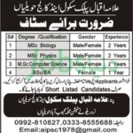 Allama Iqbal Public School & College Havelian Jobs 2019 for Teaching Staff