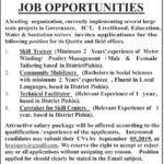 Quetta Leading Organization Jobs 2019 for Skill Trainers, Community Mobilizers, Facilitators and Caretakers