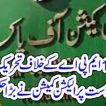 ELECTION, COMMISSION, OF, PAKISTAN, NEW, DECISION, FOR, MPA