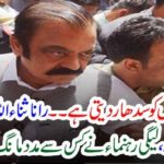 RANA SANA ULLAH, READY, FOR, DEAL, WITH, THE, HELP OF, PMLN'S, LEADER