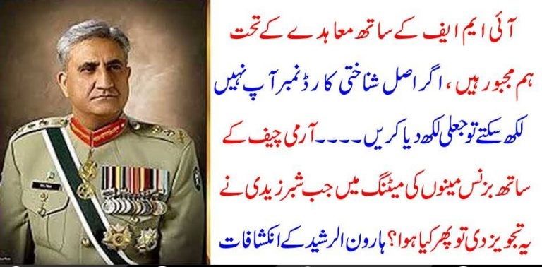 IN, MEETING, WITH, ARMY CHIEF, SHABAR ZAIDI, EXPLORED, THE, TERMS, SET, BY,IMF, HAROON RASHEED, COLUMNS