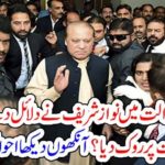 NAWAZ SHARIEF, STOPS, HIS, LAWYER, DURING, HEARING, IN, THE, COURT