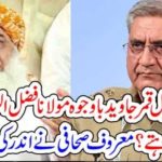 ARMY CHIEF, DONT, WANT, TO, MEET, MOLANA FAZAL UR RAHMAN, FAMOUS, JOURNALIST, CLAIMED