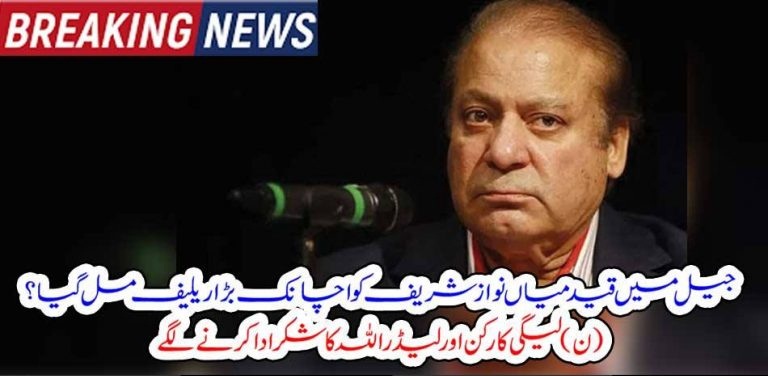Nawaz Sharief, Got, relief, in, Prison, PMLN, and, party, members, supporters, thanked