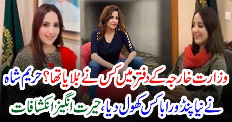 who, taken, me, to, Ministry, of, Foreign, Affairs, Office, told, hareem shah, the, model