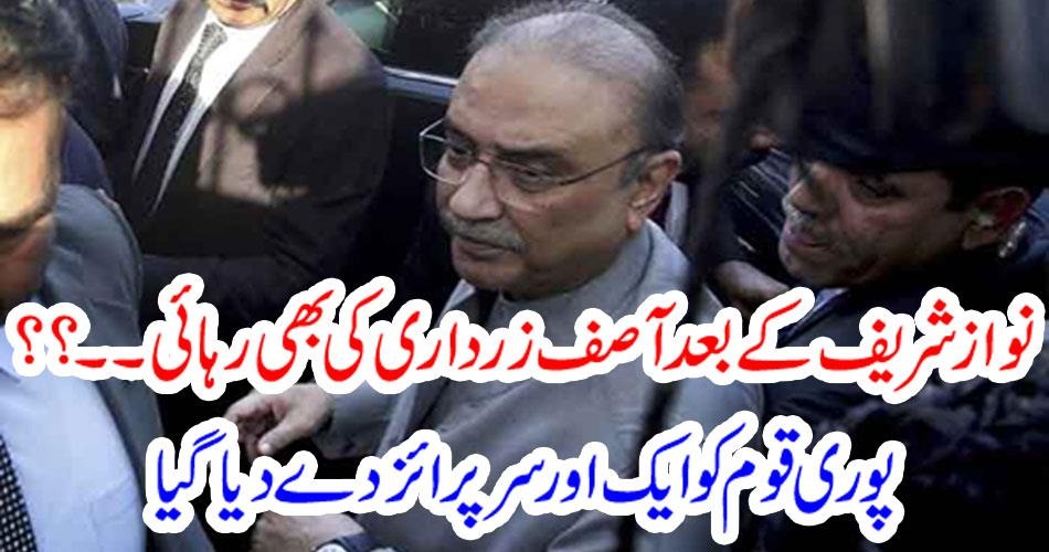 After, Nawaz Shareif, Asif Ali Zardari, got, released, from, Jail, another, surprise, for, Nation