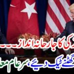 Turkey's offensive style ... The United States kneeled down and demanded a general apology