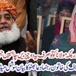 Molana Fazal Ur Rahman, wanted, everything, except, Democracy, Dua bhutto, statement, on, social, media