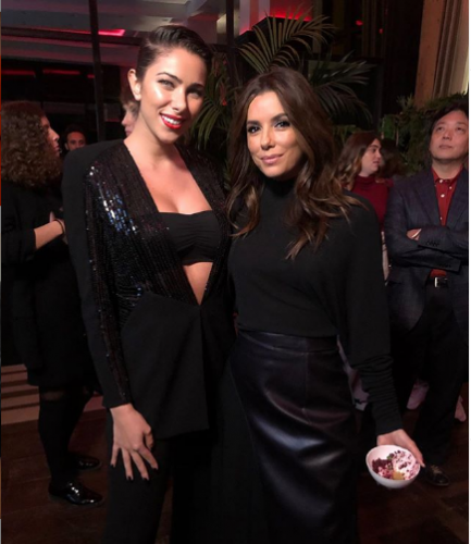 the, lady, dancing, wiht, mahira khan, at, eifel tower, was, lebanian, actress, , and, the, song, was, ilmat al jasim's, an, emirates, singer