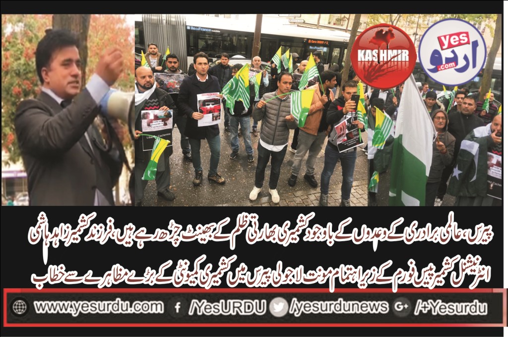 GREAT, PROTEST, AT, MOUNT LA JOLI, MERI, PARIS, IN, SUPPORT, OF, KASHMIRIS, AND, TO, AWAKE, INTERNATIONAL, COMMUNITY, AT, THE KASHMIR ISSUE