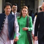 BRITAIN, PRINCE, WILLIAM, AND, KATE, ARRIVE, IN, PAKISTAN, KATE, WEARS, PAKISTANI, DRESS