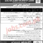 Ministry Of National Food Security & Research Jobs 2019 For LDC Clerks, Stenotypist And Lab Attendant (PTS Form)