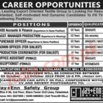 Jay+Enn Safety Group Jobs 2019 For Admin, Accounts/Finance, Asst Manager Production, Purchase/Procurement, Coordinator, Office Staff Full Time NEW