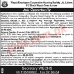 WAPDA Employees Coop Housing Society Jobs 2019 For Admin, Superintendent, Teacher, Lineman And Security Officer
