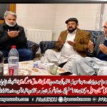 Haji Hussain Muzzamil, senior, leader, PMLN, France, and, Qari Farroq Gorsi, member, PPP, Punjab, Council, offered, fatiha, for, sister, of, abdul aziz, founder, of, Masjid, Peri Fiet