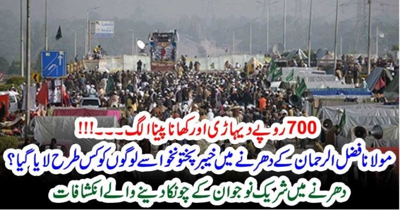 700, rupees, labor, and, food, participants, of, Dharna, getting, full, benefits, for, their, sit in