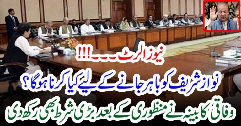 NEWS ALERT, NAWAZ SHAREIF, TO, GO, ABROAD, HAVE,TO, FULFILL, SOME, CONDITIONS