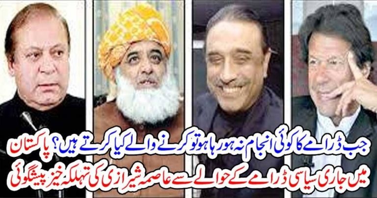 Drama, of, politics, going, on, in, Pakistan, will, reach, at, climax, by, its, directors, says, Asma Shirazi