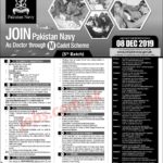 Join,Pakistan,Navy,as,Doctor,through,M,Cadet,Scheme,5th,Batch,2019 Posted:,23,Nov,2019,10:45,PM,PST Join,Pakistan,Navy,as,Doctor,through,M,Cadet,Scheme,5th,Batch,2019.,Aspirants,who,wish,to,join,Pak,Navy,as,M-Cadet,Doctor,must,go,through,all,eligibility,conditions,required,to,apply.,Interested,candidates,fulfilling,these,requirements,may,register,online,on,www.joinpaknavy.gov.pk,on,or,before,8th,December,2019.,Join,Pak,Navy,2019,–,Apply,Online:,Name,[…] Last,Date,of,Apply,8th,December,2019 ,